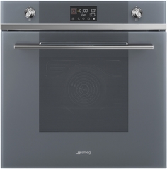 Встраиваемый электрический духовой шкаф Smeg SO6102M2S серебристый