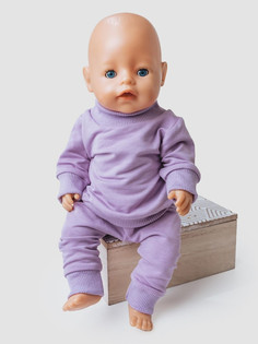 Одежда для куклы Richline Baby Born 43 см, Х-355 Светло-сиреневый