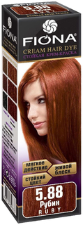 Краска для волос FIONA Cream Hair Dye 5.88 Рубин
