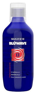 Средство для химической завивки Selective Blue Wave 0 для трудноподдающихся волос 250 мл