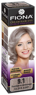 Краска для волос FIONA Cream Hair Dye 9.1 Серебристо-пепельный 50 г
