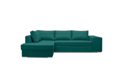 Диван НЭНДО Омега с оттоманкой Velutto 20 280x180x92