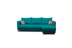 Диван НЭНДО Цезарь с оттоманкой Velutto 20 275x170x92