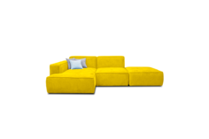 Диван НЭНДО Робин с оттоманкой Teddy 628 390x180x92