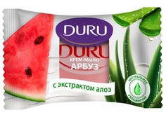 Туалетное крем-мыло Duru арбуз с экстрактом алоэ 80 г