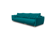 Диван НЭНДО Милан с выдвижной оттоманкой Velutto 20 334x100x90