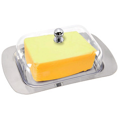 Масленка Agness с пластиковой крышкой, 19*7*12 см (912-001_)