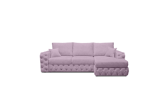 Диван НЭНДО Райли NEW с локтем в оттоманке Velutto 11 290x156x108