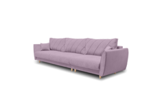 Диван НЭНДО Милан с выдвижной оттоманкой Velutto 11 334x100x90