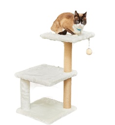 Когтеточка для кошки с лежаком Pet БМФ Арзан ЭЦ 35х35х64 см