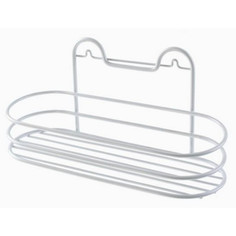 Полка для ванной настенная овал (26,5*9,5*13см) белая АЛТ 15 Алтайский металлист