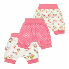 Шорты - 3 пары 30-210 цв. ассорти р.74-80 Lucky Child