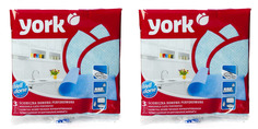 Салфетка York перфорированная 6 шт в уп,2 шт