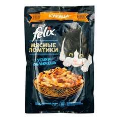 Влажный корм для кошек Felix Мясные ломтики с курицей, 75 г