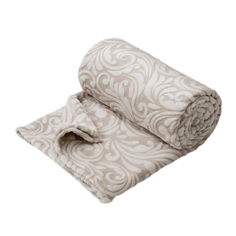 Плед-покрывало, MICRO VELUR 3D, 200 х 220 Империал, бежевый La Notta