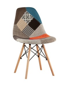 Стул Stool Group Eames DSW, пэчворк