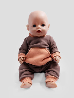 Одежда для куклы Richline Baby Born 43 см, Х-999 Молочный-шоколад-лосось