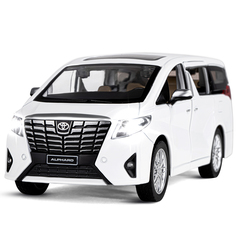 Машинка инерционная Автопанорама 1:29 Alphard, белый