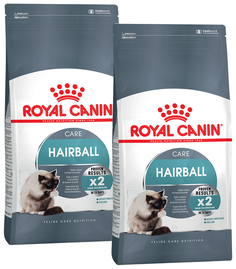 Сухой корм для кошек Royal Canin Hairball Care для вывода шерсти, 2 шт по 0,4 кг