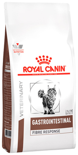 Сухой корм для кошек Royal Canin Gastrointestinal Fibre Response для ЖКТ, 2 шт по 0,4 кг