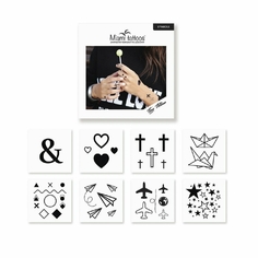 Тату переводные Miami Tattoos "Tiny Tattoos - Symbols" SY-17 (Цв: Разноцветный ) Miamitats
