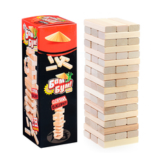 Игра для детей и взрослых Бам-Бум mini (падающая башня) Десятое королевство