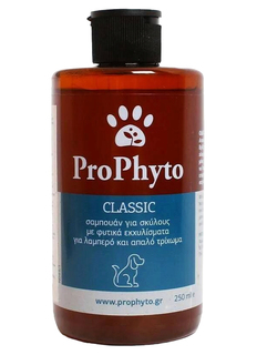 Шампунь для собак ProPhyto Classic с растит экстрактами для блеска и мягкости шерсти 250мл
