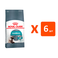 Сухой корм для кошек Royal Canin Hairball Care для вывода шерсти, 6 шт по 2 кг