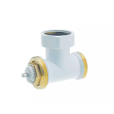 HUMMEL Термостатический вентиль Hummel G3/4" угловой, с ниппелем G1/2" x G3/4", белый