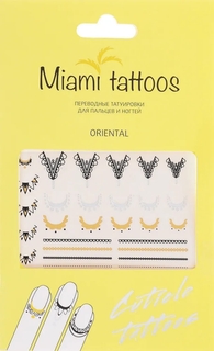 Тату кутикульные переводные тату Miami Tattoos "Oriental" (Цв: Разноцветный ) Miamitats