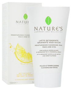 Молочко для лица Natures Moisturizing Cleansing Milk Face And Eyes 150 мл