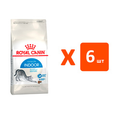 Сухой корм для кошек Royal Canin Indoor 27, 6 шт по 2 кг