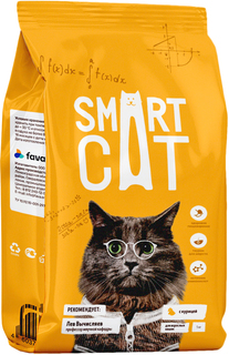 Сухой корм для кошек Smart Cat курица, 5 кг