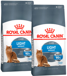 Сухой корм для кошек Royal Canin Light Weight Care диетический, 2 шт по 0,4 кг