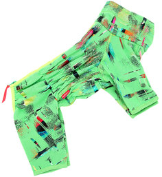 Комбинезон для собак For My Dogs FW1105-2021 M (12) для мальчиков зеленый