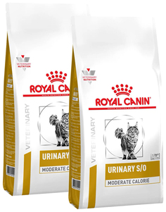 Сухой корм для кошек Royal Canin Moderate Calorie при мочекаменной болезни 2 шт по 0,4 кг