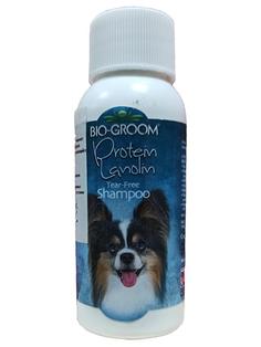 Шампунь для собак Bio-Groom Protein Lanolin увлажняющий без слез, концентрат 1 к 4, 59 мл