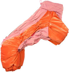 Комбинезон для собак For My Dogs FW1088-2021 F (12) для девочек оранжевый