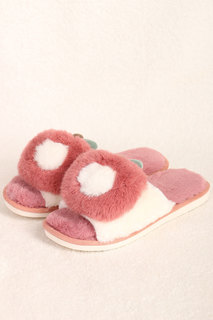 Тапочки женские AlmondShop ТР-27 Y-018 пудра 38 RU