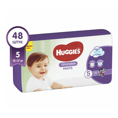 Подгузники-трусики Huggies 5 (12-17 кг) 48 шт