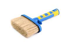 Кисть овальная Профи ККО-120*40,пласт.ручка,светл.нат.щетина64мм,шир120/толщ40/дл210мм,160 АКОР