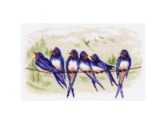 Рисунок на канве «Ласточки» Матренин посад