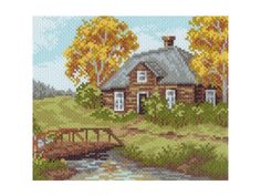 Рисунок на канве «Околица» Матренин посад