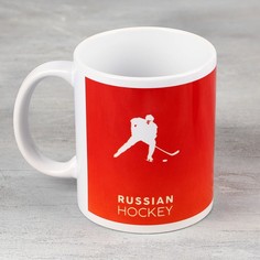 Кружка керамическая "Russian hockey" 320 мл 7726038 Sima Land