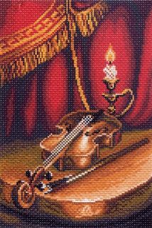 Рисунок на ткани «Скрипка» Матренин посад
