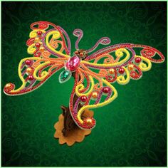 Набор для вышивания «Ажурная бабочка 090» Вдохновение