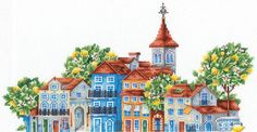 Набор для вышивания «Страна Лимония» Сделай своими руками