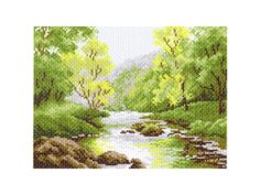 Рисунок на канве «Первые краски осени» Матренин посад