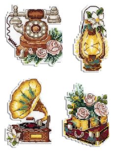 Набор для вышивания «Магниты. Ретро» Жар Птица