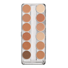 Палитра тонов серии "Ultra" 12 цв./Ultrafoundation palette (Цв: Olive) No Brand